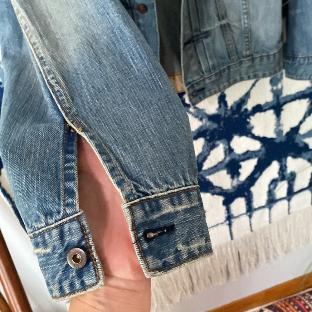 Gap denim surf patchwork jacket - Picture 8 of 16